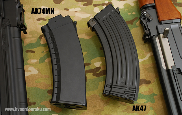AK74MN マガジンの比較 AK47