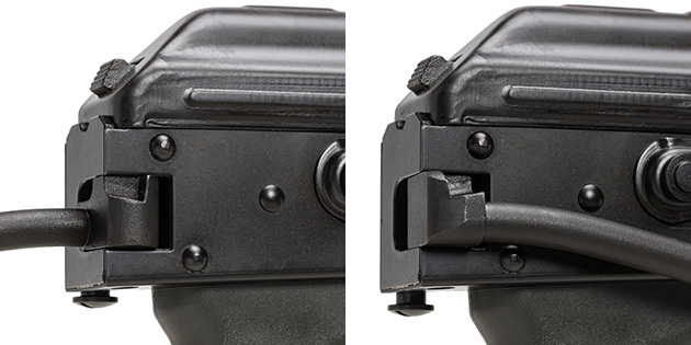 ストックの付け根部分