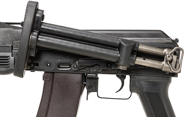 ストックを折りたたむ