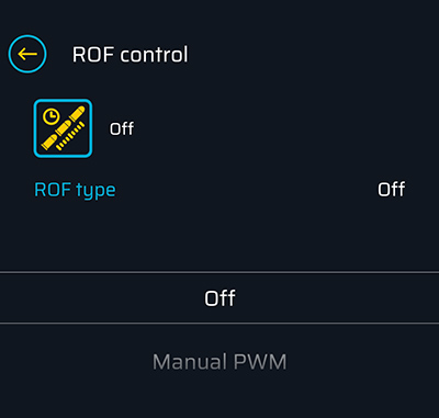 ROF control