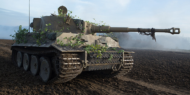 ドイツ軍のタイガーI戦車
