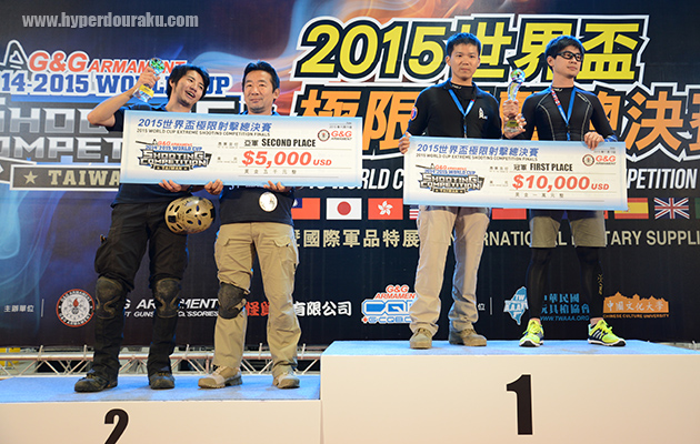 日本チームの金本・大見ペアが準優勝で表彰台
