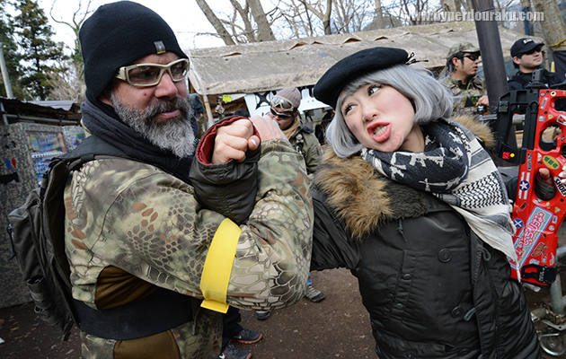 クリスとガチンコ勝負だ