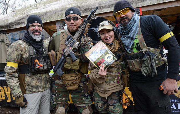 スポンサーとの記念撮影