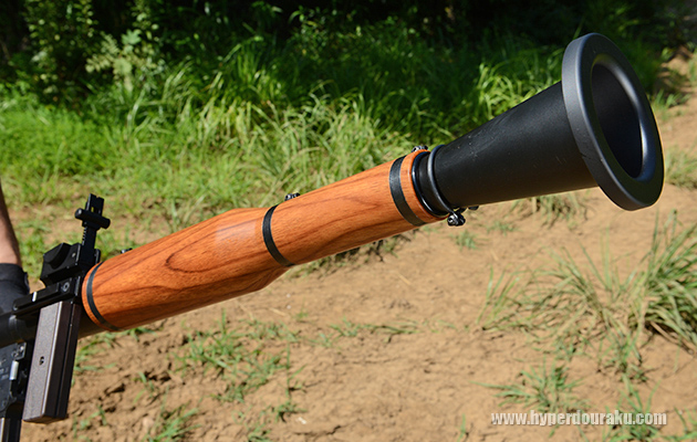 ラッパ状のテイル