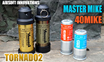 AIRSOFT INNOVATIONS 40マイク/マスターマイク/トルネード2