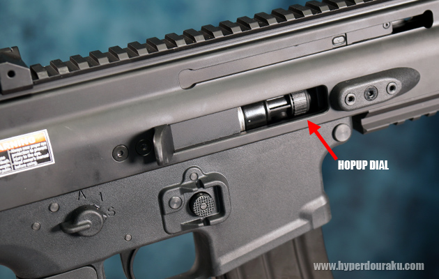 可変ホップアップのダイヤル