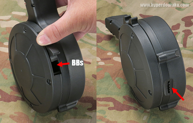 BB弾を入れます