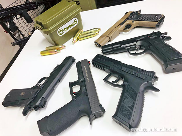 Carbon8 Cz P-09 CO2ガスガン エアガンレビュー