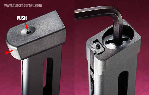 CO2カートリッジの装填