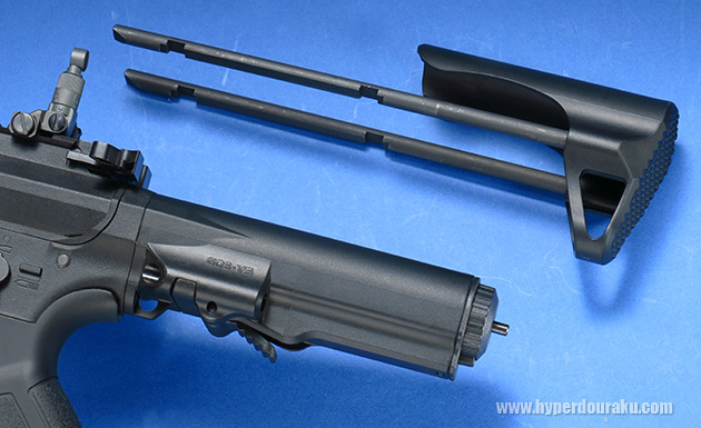 ストックを外します