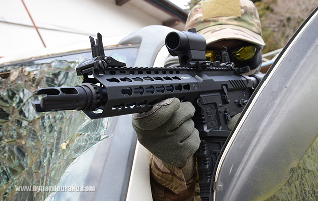 40mではほぼ人体サイズなら全弾命中