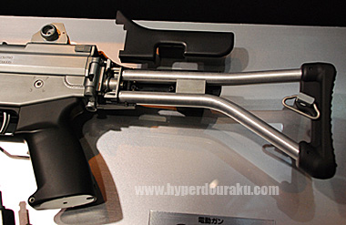 ストック部分はアルミパイプ