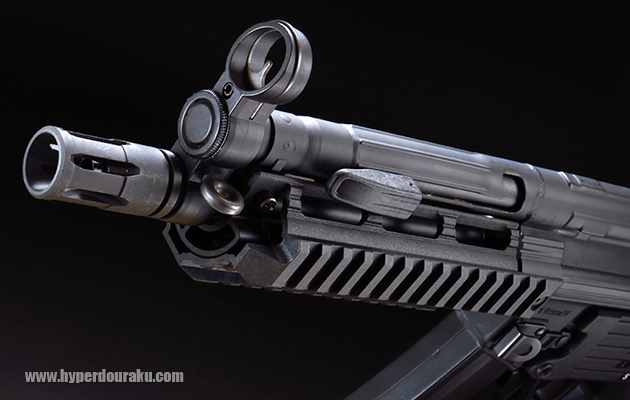 樹脂製のレールハンドガード