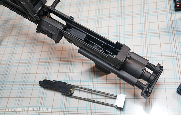 ベースガンはS&Tの電動ガンミニミのスポーツライン