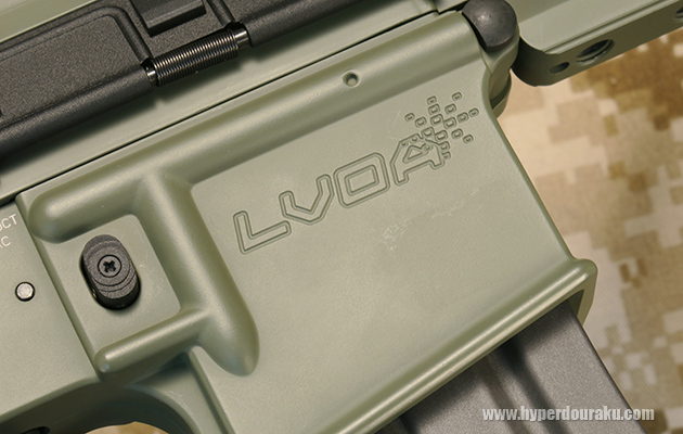 LVOAのロゴの刻印