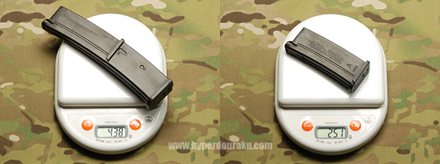 マガジンの重量