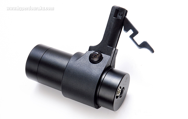 レバーを開いた状態