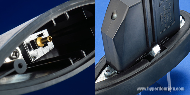 ガスタンクのコネクト部