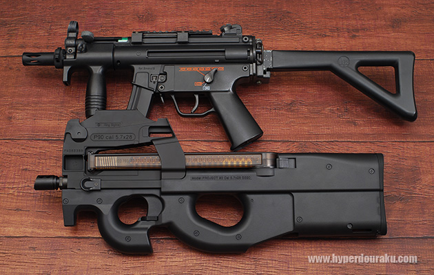 H&K MP5KA4 PDWとの比較