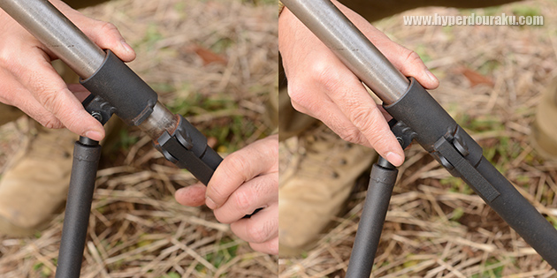 センターバーのロック