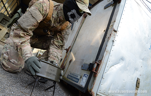 クレイモアを設置完了