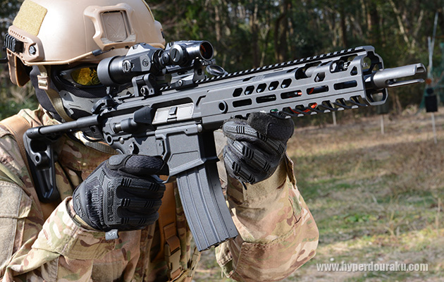 0.2g弾でもボディにヒット