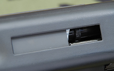 バレル同軸式のホップ調節ダイアル