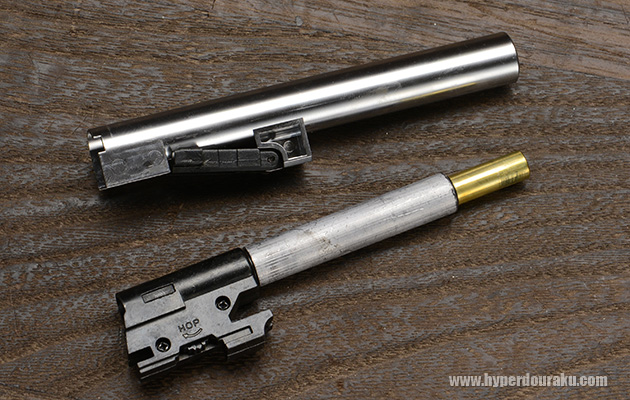 インナーバレルにはウエイト