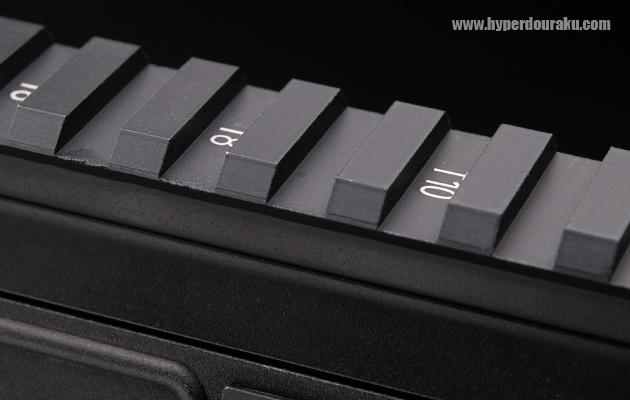 レールの面取り