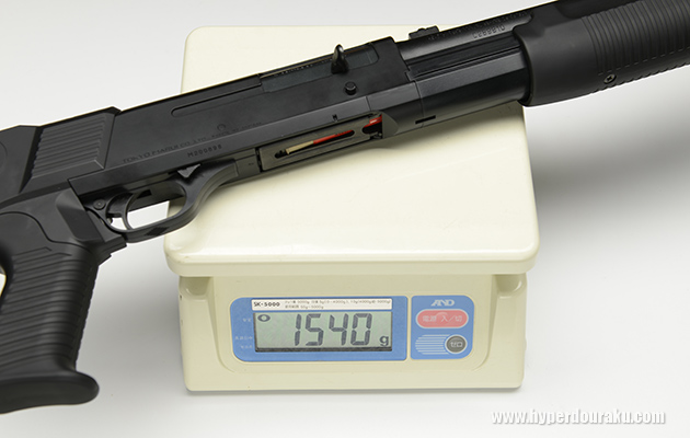 実測重量は1,540g