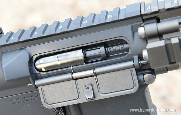 可変ホップアップの調節ダイヤル