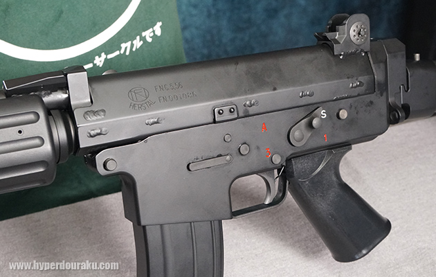 レシーバー左面