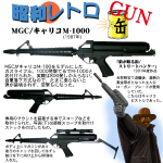 昭和レトロGun　MGC キャリコM-1000