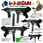 レトロGUN　ヨネザワ ベレッタM12