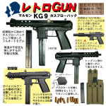 レトロGUN　マルゼン KG9 ガスブローバック