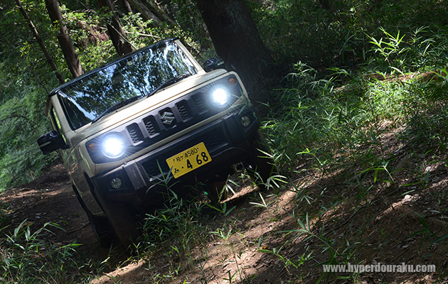 ジムニーは森の中が似合います