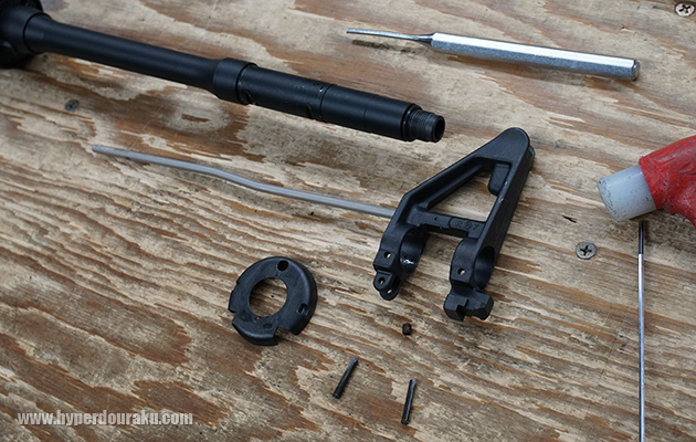 フロントサイトが外れた