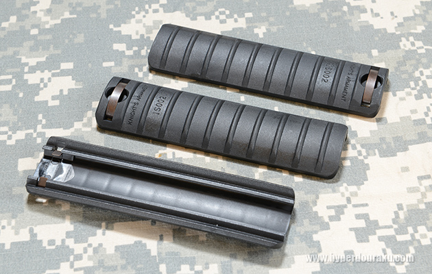 樹脂製のレイルカバー