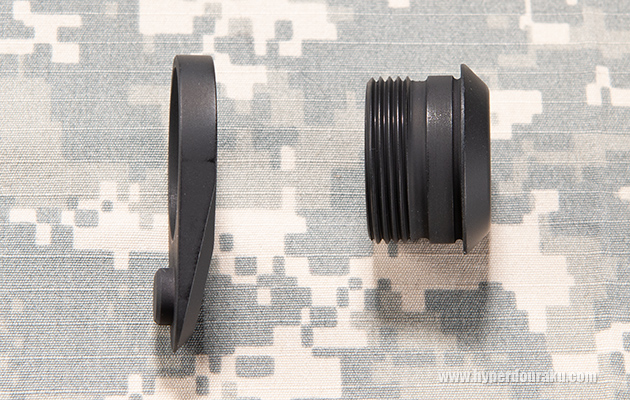 リングとキャップの2ピース構造