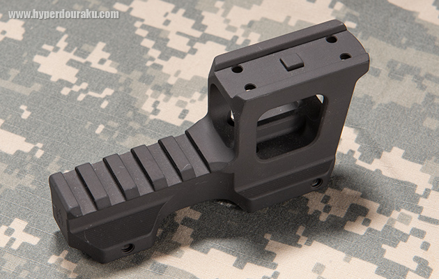 アルミ製でブラックアノダイズド処理