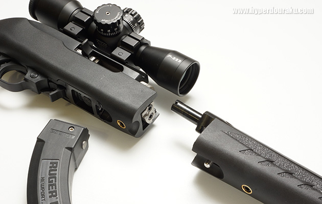 バレルをテイクダウン