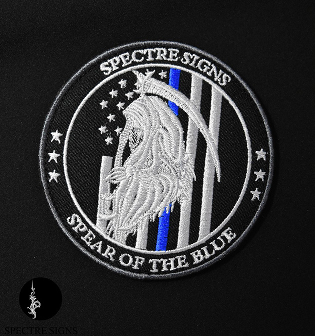 オリジナルでシンブルーラインのモラルパッチ