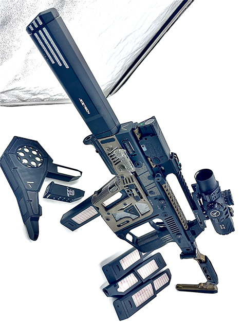 3Dプリント製 クリスベクター用ハンドガード ブラック 3Dプリンター製 クリスベクター用ハンドガード ブラック