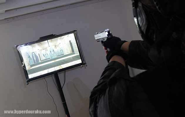 ステルスターゲットを使用した射撃訓練