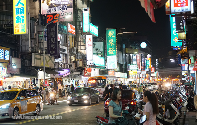 台湾の夜