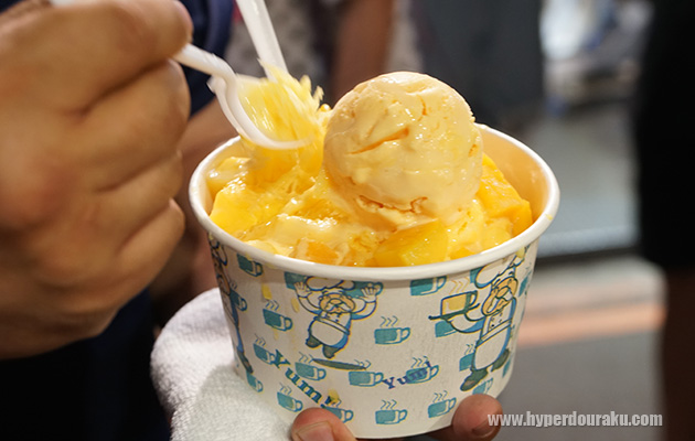 マンゴーかき氷