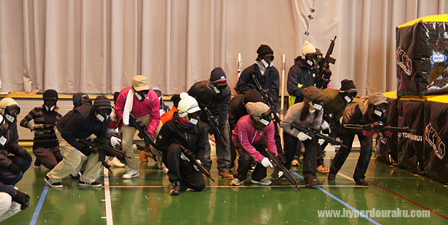 スタート前の緊張感