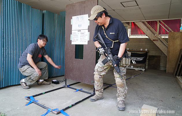 ポジションでスタンバイ