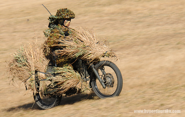 偵察オートバイ(カワサキ KLX250)